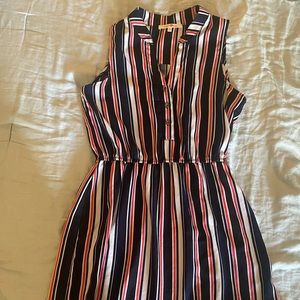Small striped tank top dress